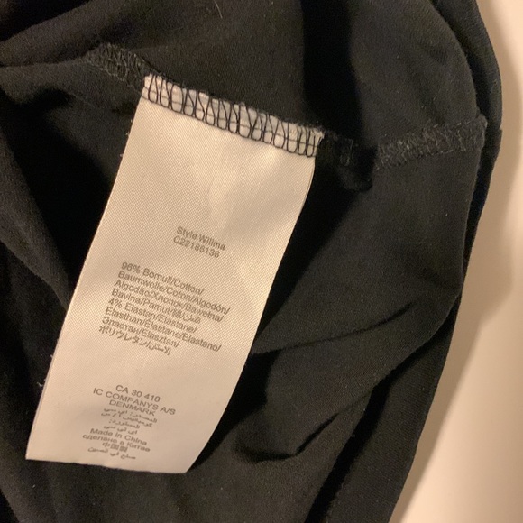 InWear Black Stretch Cotton Midi Bodycon Dress - Women’s Size Small - Picture 7 of 7